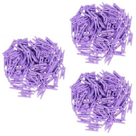 300 Pcs Mini Pinces En Bois Naturel Clips Utility Performatile