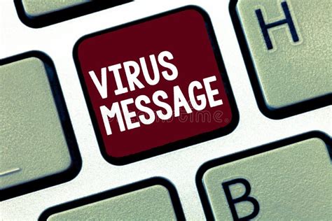 Message De Virus Des Textes D écriture Le Concept Signifiant Le