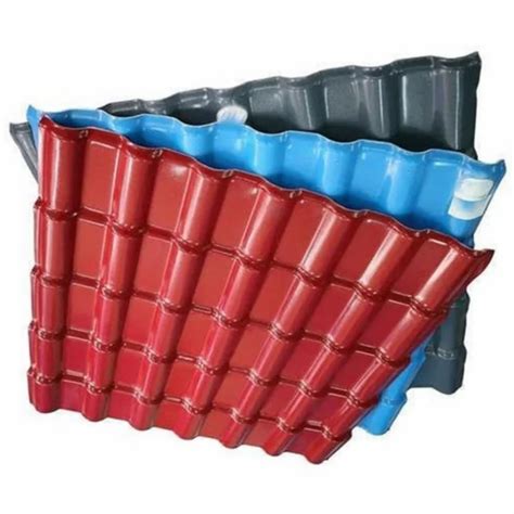 Color Coated Upvc Tile Profile Roofing Sheet At Rs 130 Piece In Bharuch