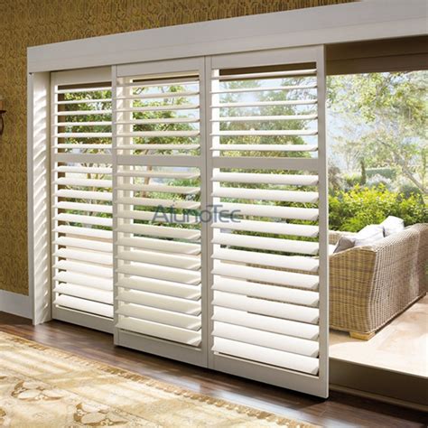 Aluminum Plantation Shutter Door Buy Aluminum Adjustable Shutter