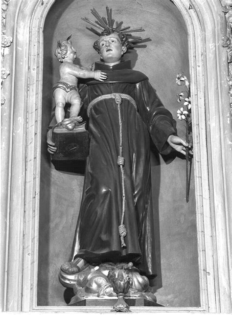 Sant Antonio Da Padova Con Il Bambino Statua