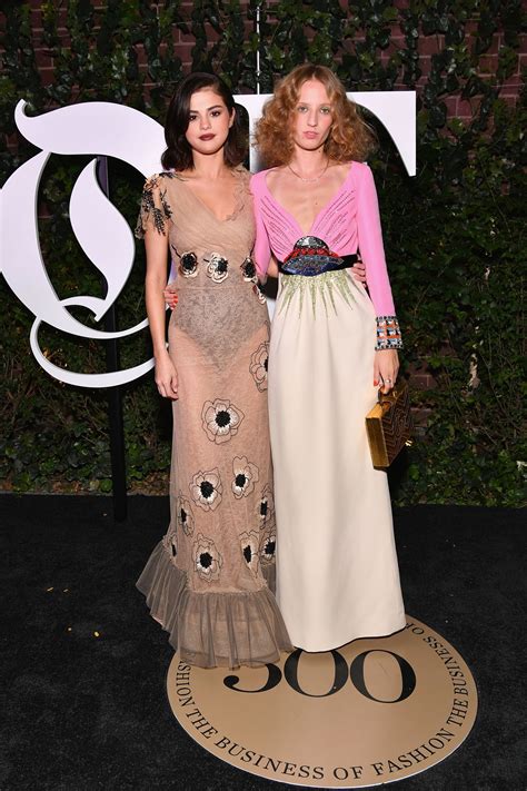 Selena Gomez Wears Sheer Nude Rodarte Dress To NYFW BoF Gala Teen Vogue