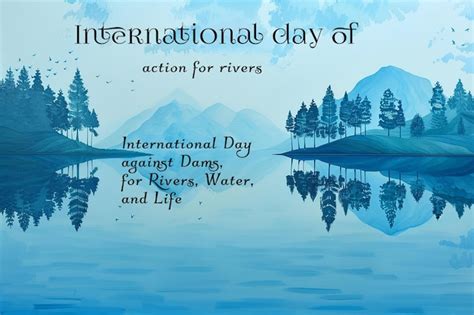 Premium PSD International Day Of Action For Rivers