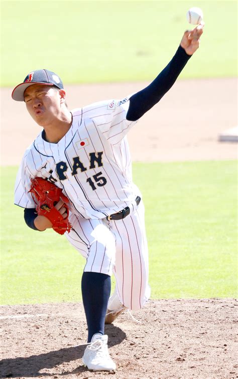 【u18】甲子園優勝投手の京都国際・中崎琉生が1回無安打無失点「バット折れたことは自信に」 高校野球写真ニュース 日刊スポーツ