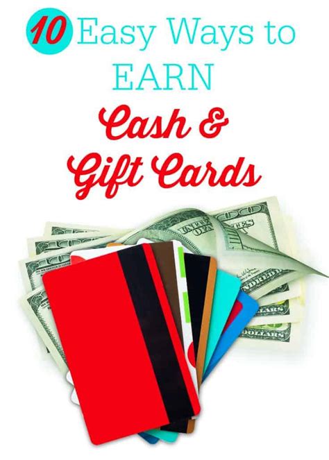 10 Easy Ways to Earn Cash & Gift Cards - Simply Stacie