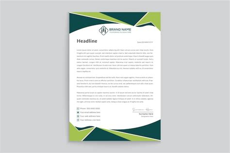 Premium Vector Lawyer Letterhead Template Design