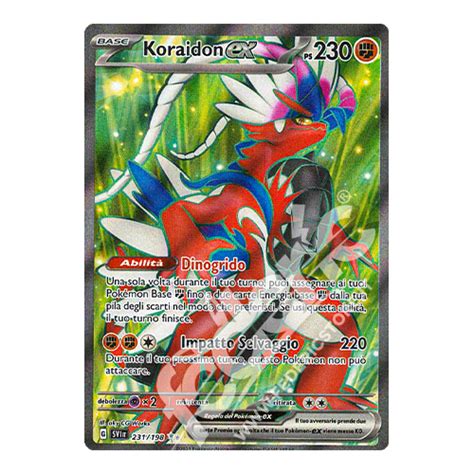 231 198 Koraidon Ex Full Art IT MINT Federicstore