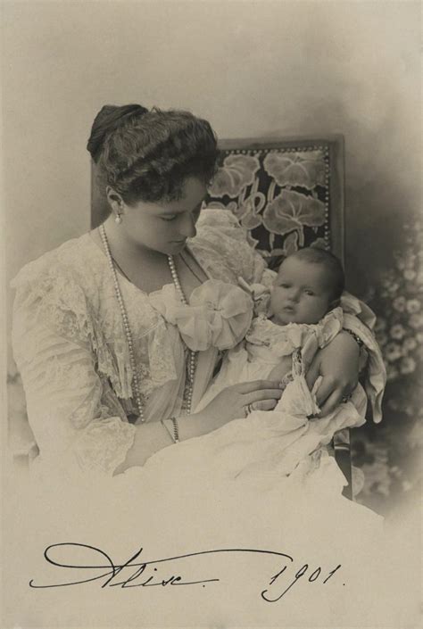 Empress Alexandra Feodorovna With Grand Duchess Anastasia Nicholaevna