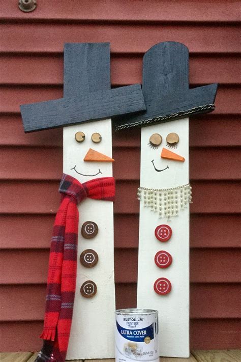 A Fiddler S Journey Fence Picket Snowman