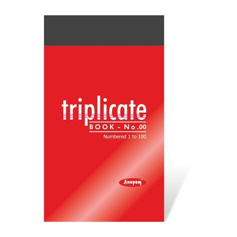 Triplicate Book (1-100) - Anupam Stationery