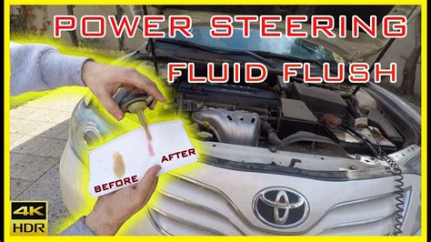 Power Steering Flui Flush Diagram Steering Power Fluid When