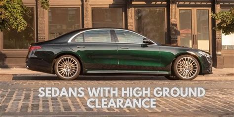 Best New Sedans With High Ground Clearance For