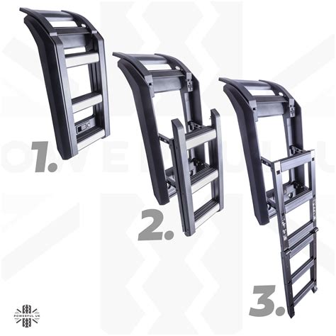 Genuine Deployable Side Ladder For Land Rover Defender L663 Powerful Uk