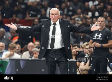 Belgrade Serbia November Head Coach Zeljko Obradovic Of