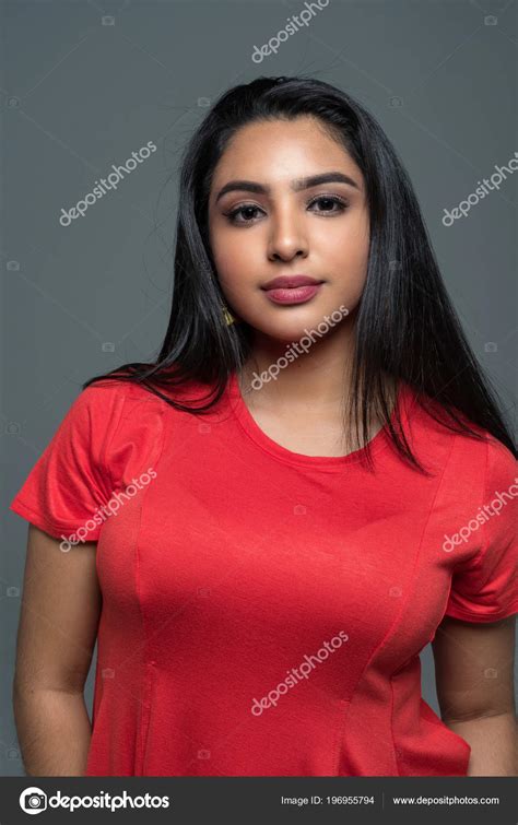 Hispanic Teen Girl Modeling Portrait Session Stock Photo Rmarmion