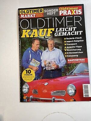 Oldtimer Markt Sonderheft Oldtimer Kauf Leicht Gemacht Ebay