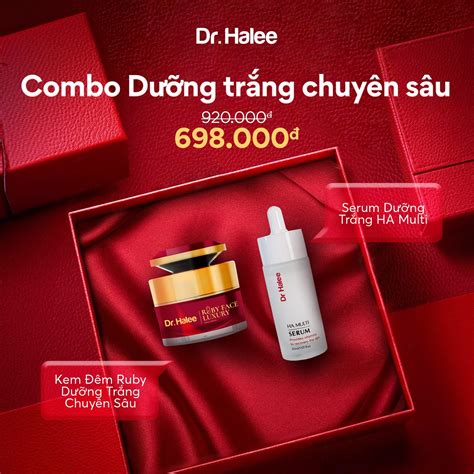 Combo Trắng Hồng Chuyên Sâu Drhalee