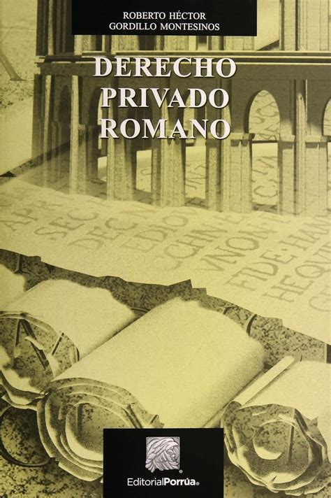 Derecho Privado Romano Portada Puede Variar Biblioteca Jur Dica