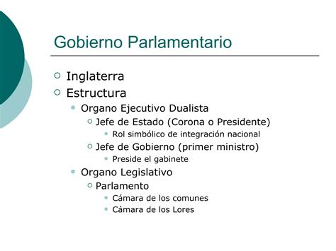 23 26 Derecho Constitucional Tipos De Gobierno Ppt