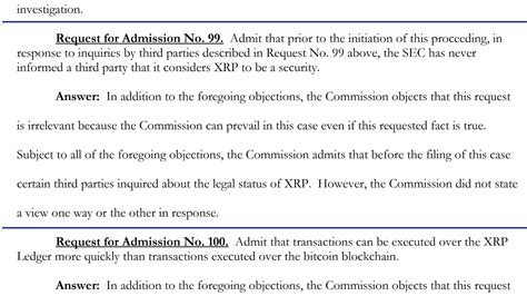 XRP Lawsuit: SEC officially admit it’s failure to inform XRP is security