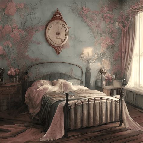 Victorian Bedroom Wallpaper · Creative Fabrica