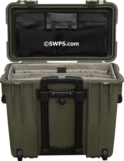 Pelican 1440 Case With Padded Office Divider Set Lid Organizer O D