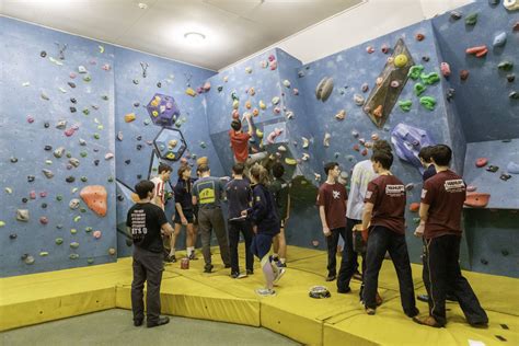 Climbing High in the House Bouldering Competition - Cranleigh School