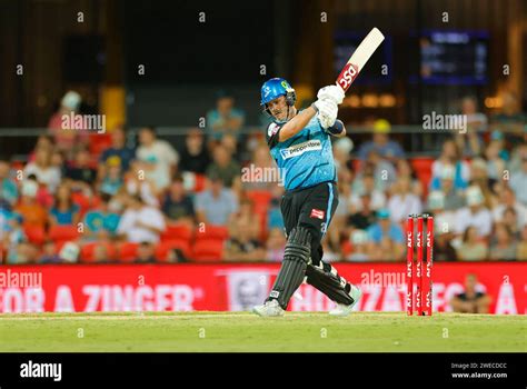 Gold Coast Australia 22nd Jan 2024 Ben Manenti 26 Adelaide In Action During The Big Bash