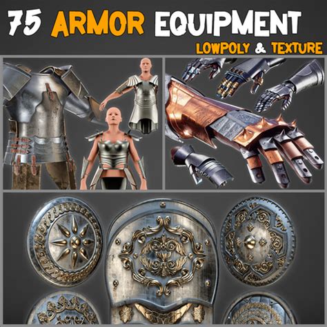 ArtStation - 75 Armor Equipment ( Commercial License )