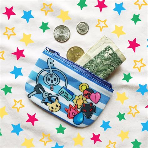 Pokemon master coin case / purse / money wallet | Etsy