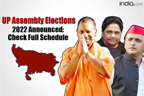 Uttar Pradesh Election 2022 Dates Shortly Up Assembly Polling Dates