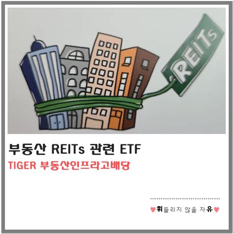 국내 리츠reits 관련 Etf Tiger부동산인프라고배당주 네이버 블로그