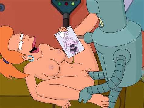 Rule 34 Bender Bending Rodriguez Best Friends Breasts Canon Genderswap Female Female