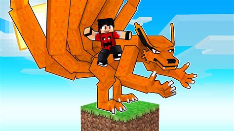 JOGANDO A KURAMA Em APENAS UM BLOCO No Minecraft YouTube