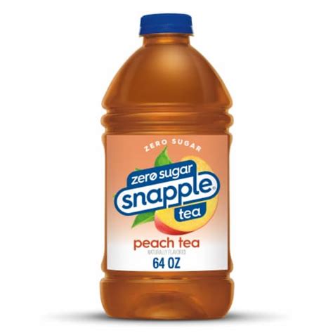 Snapple Zero Sugar Peach Iced Tea Bottle, 64 fl oz - Ralphs