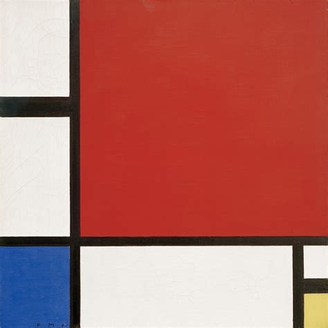 Composition In Red Blue And Yellow 1930 Art Print By Piet Mondrian