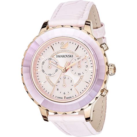 Watch Chronograph Woman Swarovski Octea Lux 5452501 Chronographs Swarovski