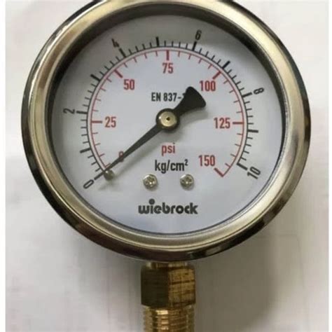 Jual Pressure Gauge Wiebrock Inch Kg Cm Npt Brass