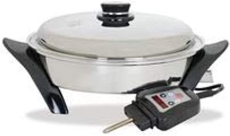 Saladmaster 12in Oil Core Electric Skillet Amazonae Kitchen