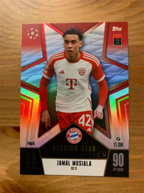 Topps Match Attax Jamal Musiala Stadium Star Limited Edition Card