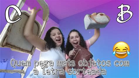 Quem Pega Mais Objetos A Letra Sorteada Youtube