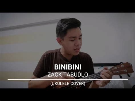 Binibini Zack Tabudlo Ukulele Cover Youtube