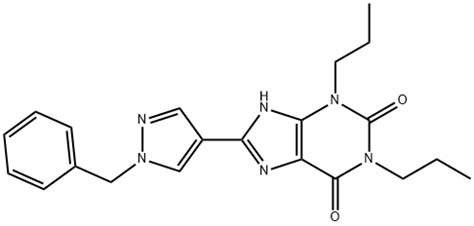 1H Purine 2 6 Dione 3 9 Dihydro 8 1 Phenylmethyl 1H Pyrazol 4 Yl 1