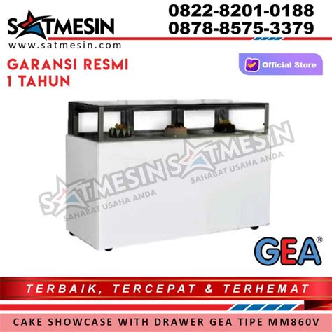 Jual Rectangular Cake Showcase With Drawer GEA TIPE MM860V Di Lapak Sat