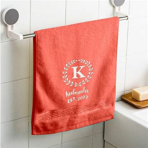 Custom Embroidered Towels Personalized Monogrammed and Name - Etsy | Embroidered towels ...