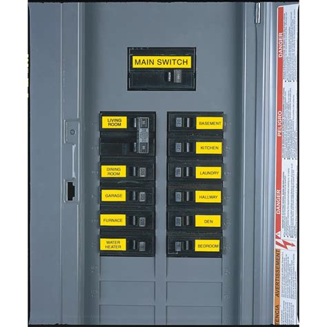 Electrical control panel labels - expressBos