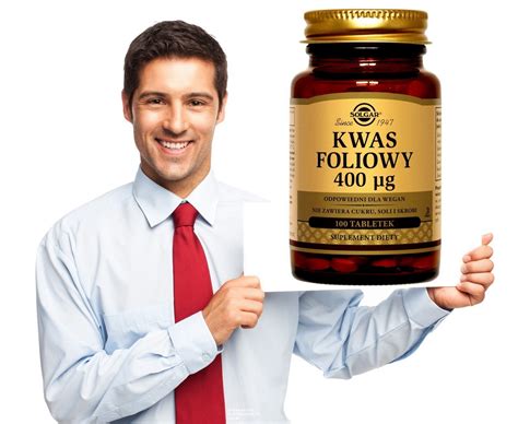 SOLGAR KWAS FOLIOWY 400 Mcg 100 Tabletek 7149848419 Oficjalne