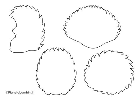 Sagome Di Ricci Da Stampare E Ritagliare PianetaBambini It