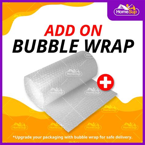 Add Bubble Wrap Protection For Safe Delivery Available With Product