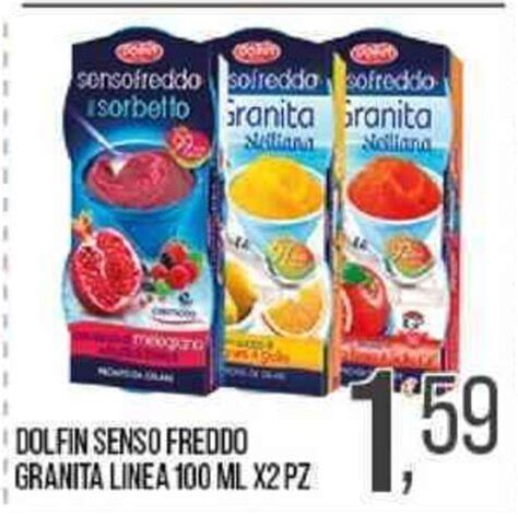 Dolfin Senso Freddo Granita Linea Ml X Pz Offerta Di Cash Pro